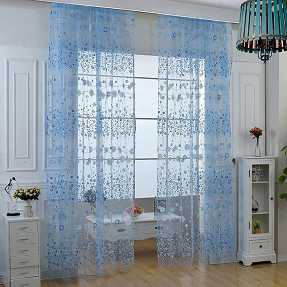 navy blue sheer curtains
