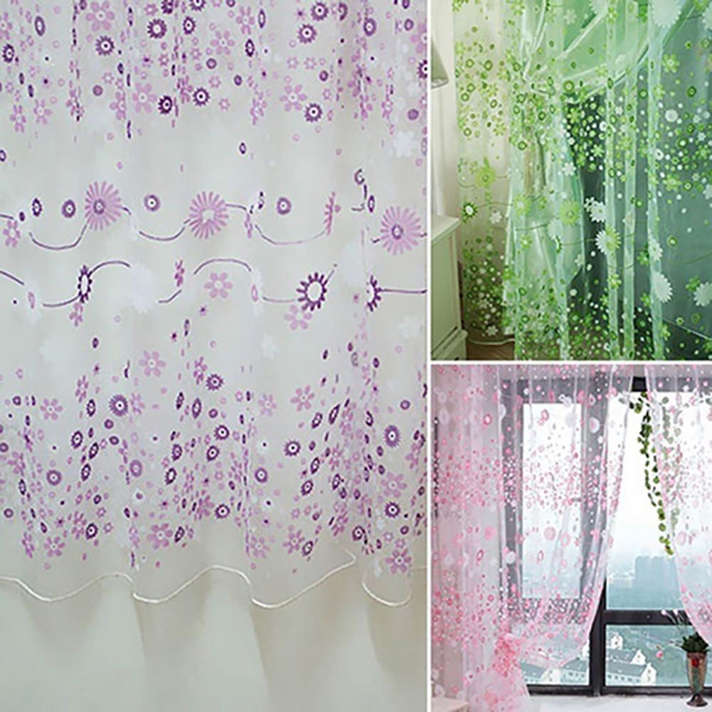 mauve sheer curtains