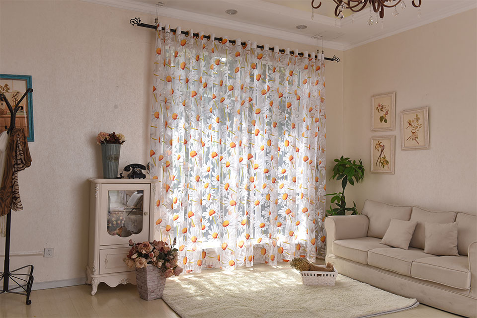 tulle curtains