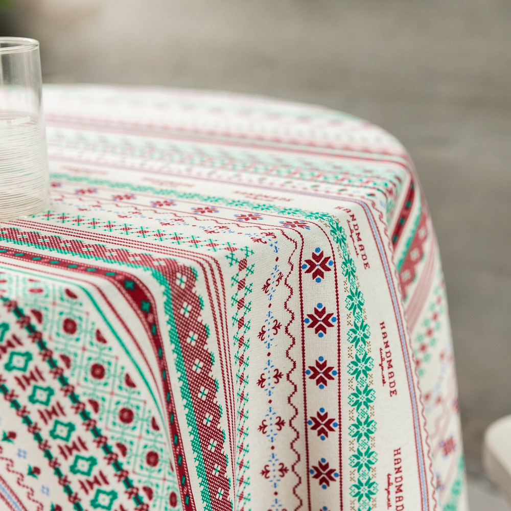 Boho Tablecloth Round Lace Table Cloths