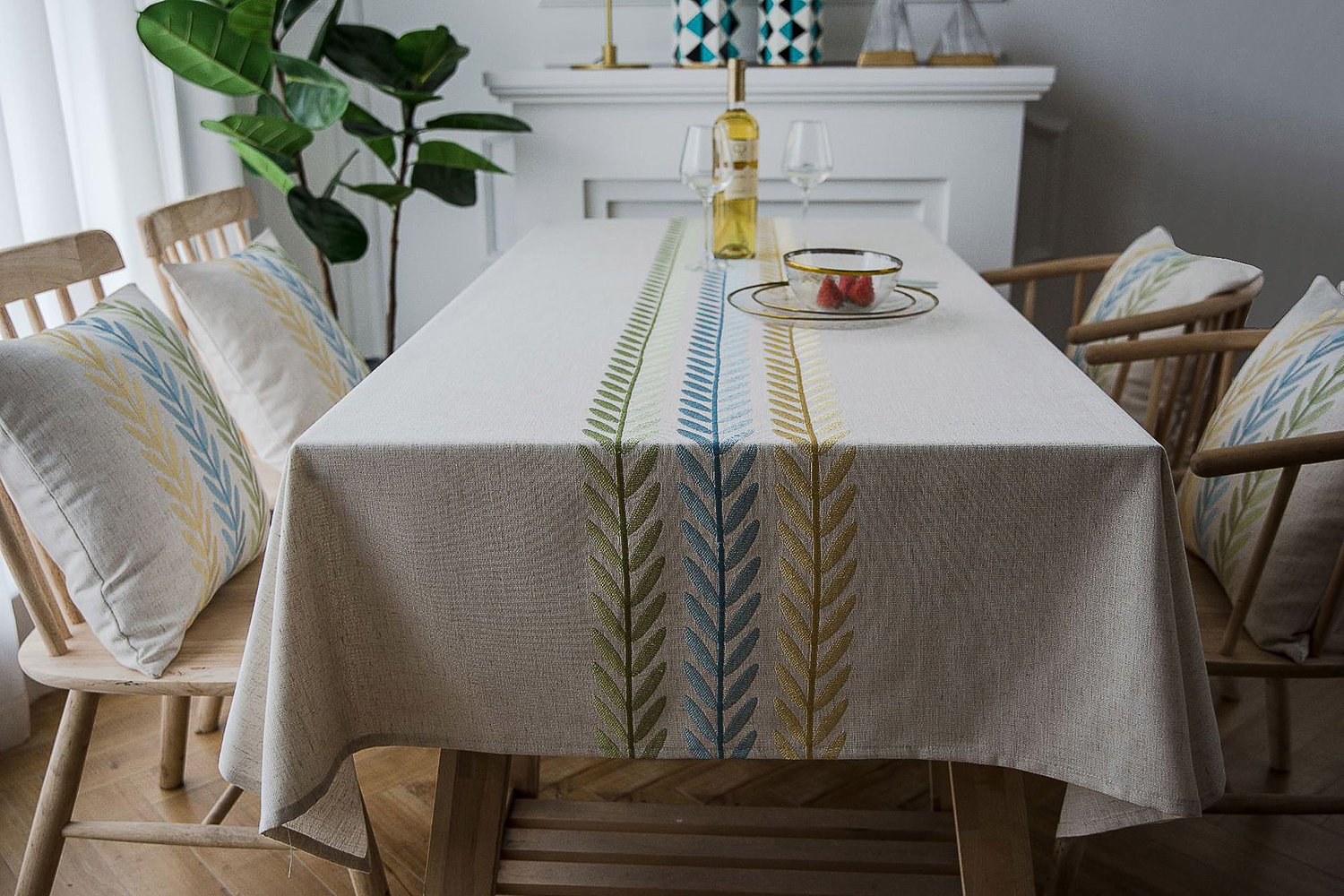 natural linen tablecloth rectangle