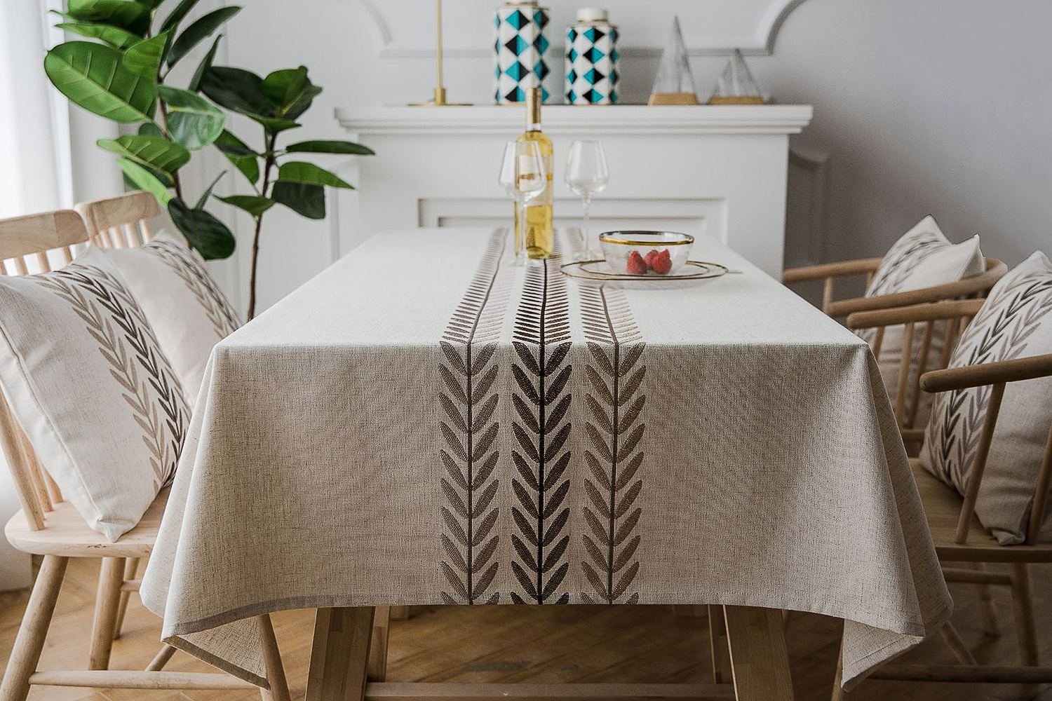 natural linen tablecloth rectangle