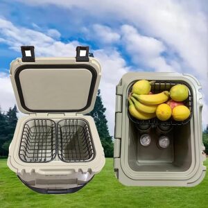 Cooler Rack Compatible with YETI Roadie 24: Keep Items Dry and High for Ice Chest; Ideal for Fruit, Utensils, and More!