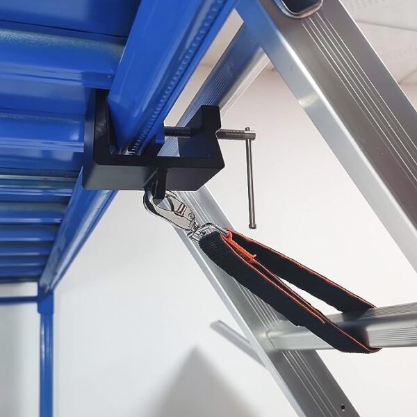 Ladder Stabilizer with Safety Straps - Roof Fall Protection and Facia/Rafter Safety Device