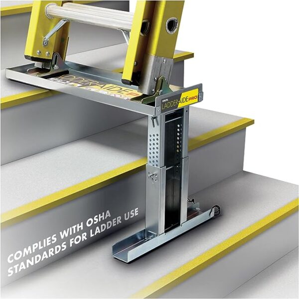 Silver Ladder Stabilizer Enhancing Safety for Single and Extension Ladders