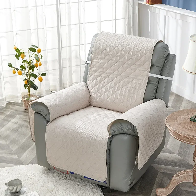 Washable 1-Seater Recliner Sofa Cover - Pet, Kid, and Armchair Protector, Anti-Slip Recliner Chair Cover settee covers for dogs