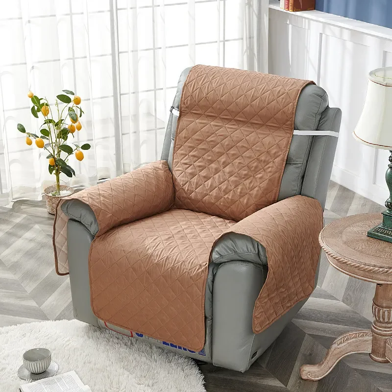Washable 1-Seater Recliner Sofa Cover - Pet, Kid, and Armchair Protector, Anti-Slip Recliner Chair Cover settee covers for dogs