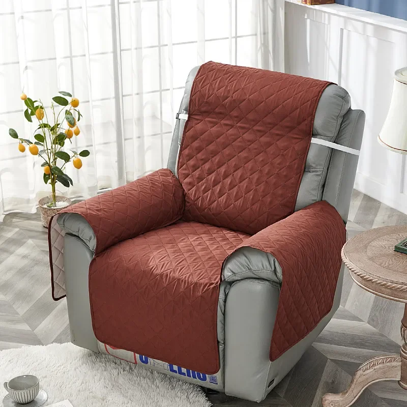 Washable 1-Seater Recliner Sofa Cover - Pet, Kid, and Armchair Protector, Anti-Slip Recliner Chair Cover settee covers for dogs