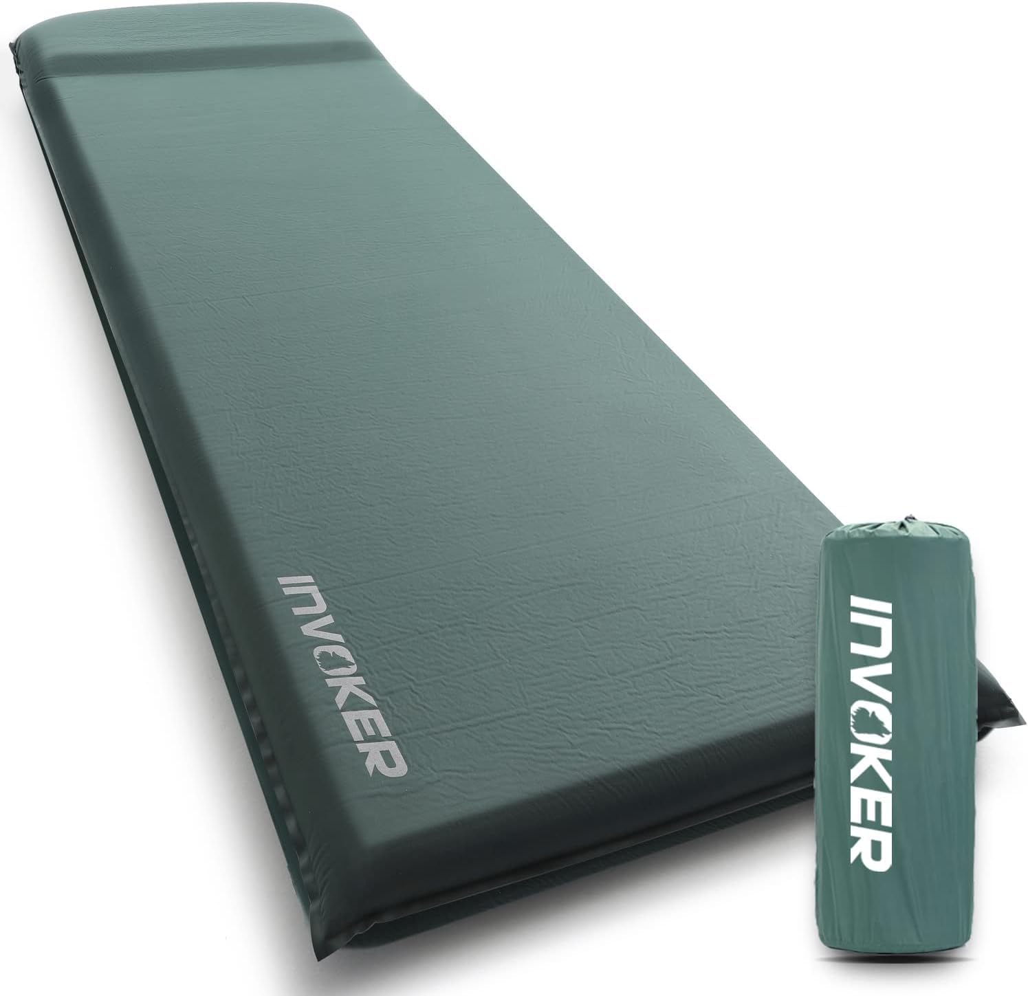 INVOKER 3.15" Self-Inflating Camping Pad, 4-Season Insulated Mattress