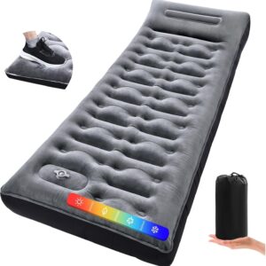 KASBAH 6in Camping Sleeping Pad w/ Built-in Foot Pump