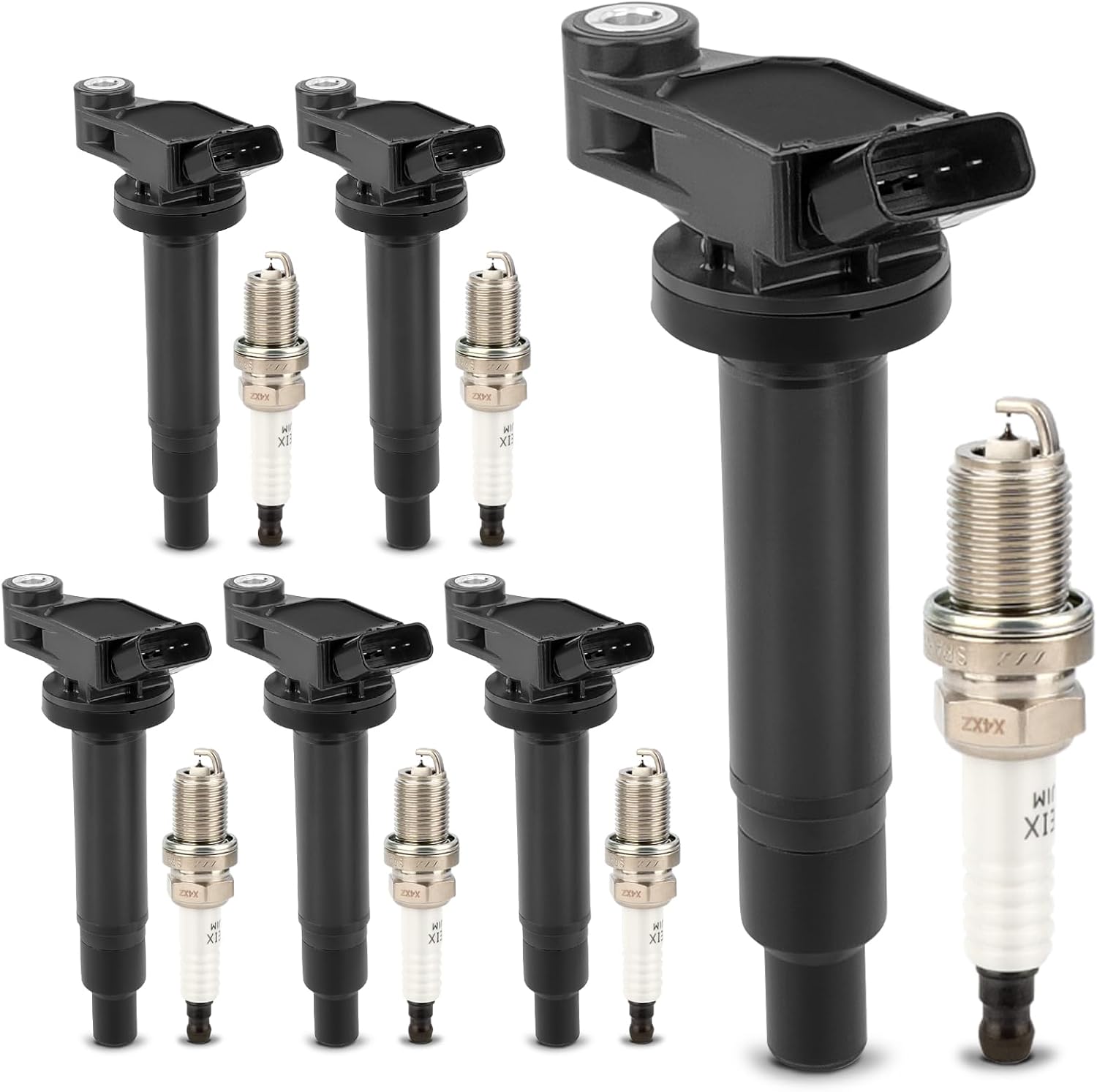 Toyota & Lexus Ignition Coil & Spark Plug Set (6-Pack)