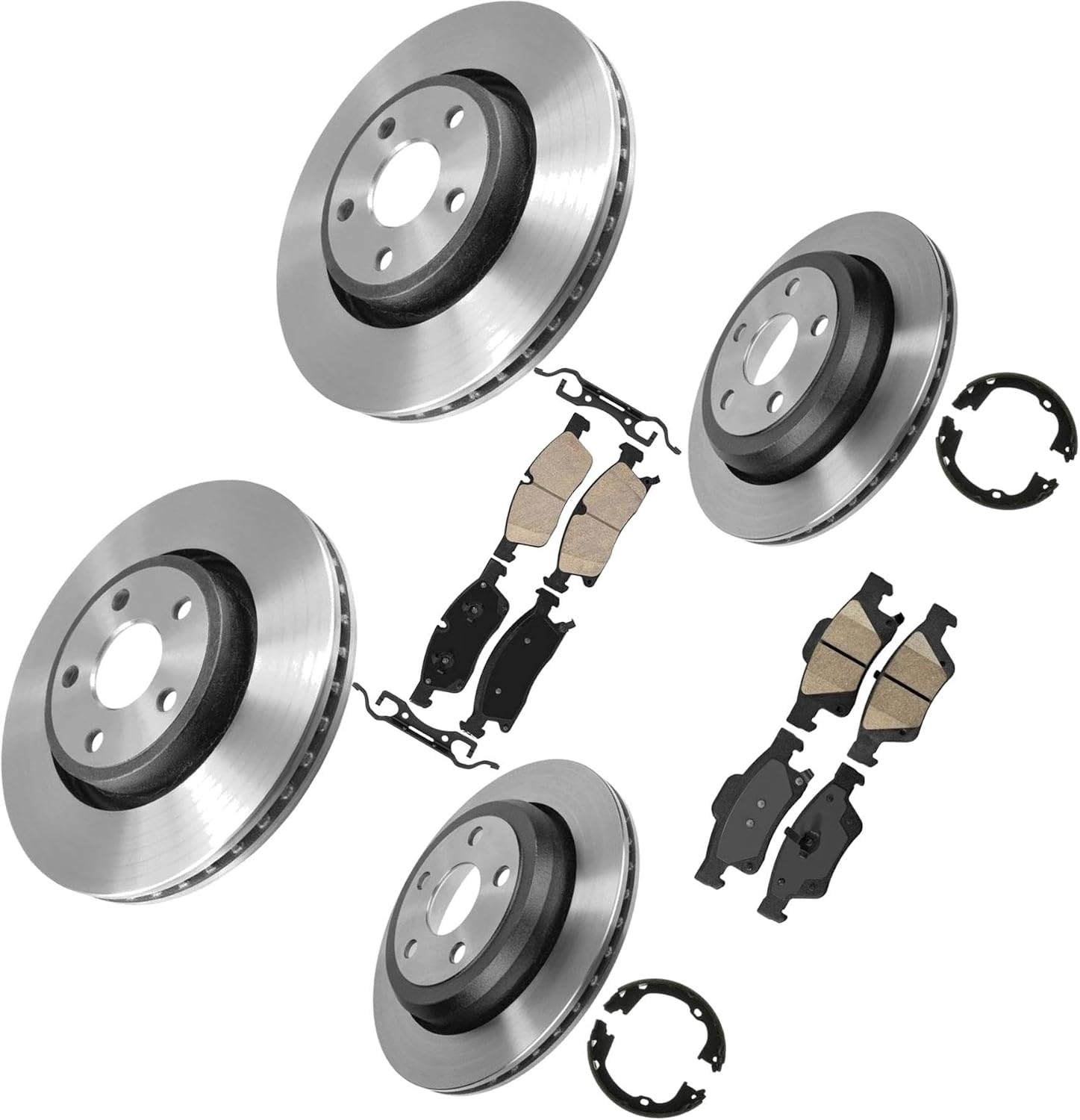 Brake Rotor & Pad Set for Dodge Durango & Jeep Grand Cherokee 2020-2022