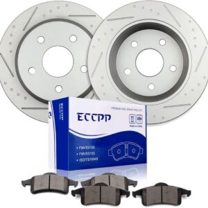 ECCPP Rear Brake Kit for 1999-2004 Jeep Grand Cherokee