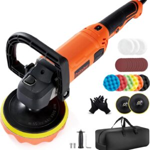 1600W Car Buffer Polisher, 7/6 Inch Variable Speed Tool