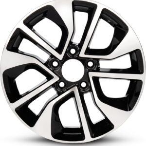 2013-2015 Honda Civic 16" Black Machine Face Rim - OE Replacement