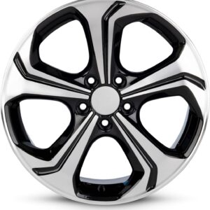 2014-2015 Honda Civic 18in Black Diamond Cut Wheel