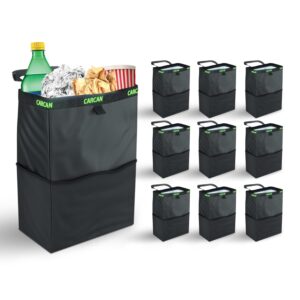 CarCan 3-in-1 Hanging Car Trash Can & Cooler (10-Pack)