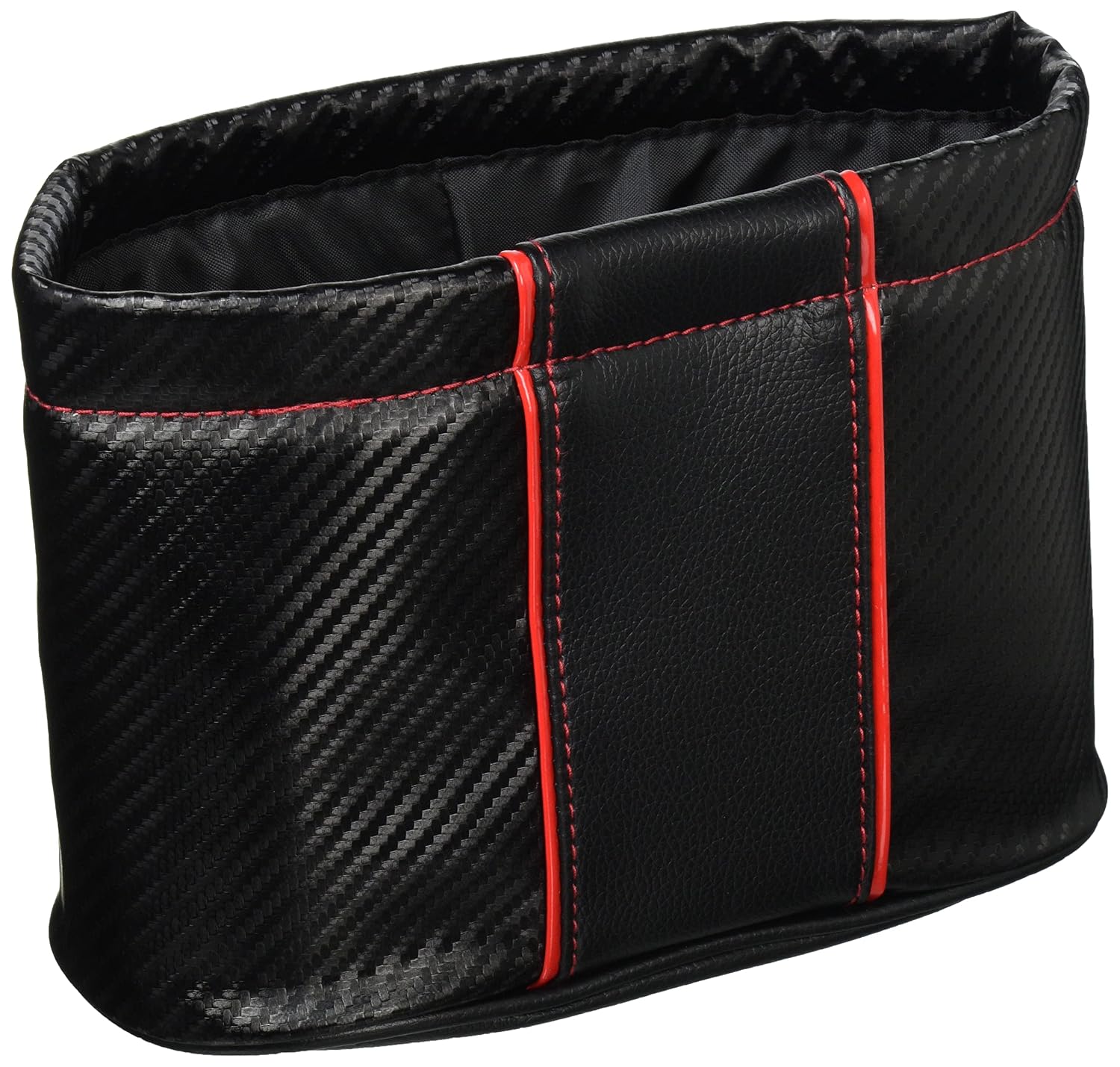 Carmate Slim Dust Mini Carbon Red Trash Trap DZ329
