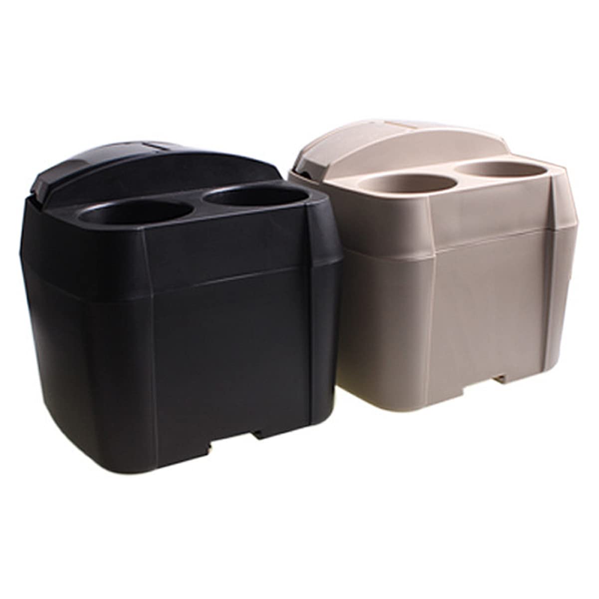Black Car Trash Can - Portable & Leakproof Vehicle Bin