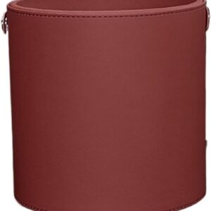 MUdson Portable Car Trash Bin - Red, Durable & Easy Install
