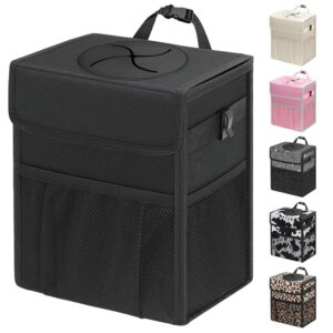 Capolo Car Trash Can 2.5 Gal, Leakproof & Hanging