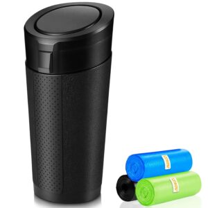Car Trash Can Bin with Lid & 90 Bags
