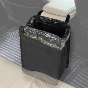 Ginsco 3-Gallon Car Trash Can, Black