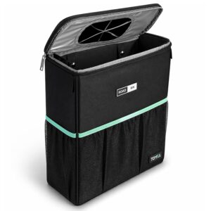 RoadBin™ Slim 4" Car Trash Can - 2.5 Gal, Space-Saving
