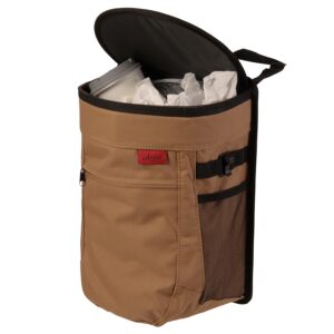 Lusso Gear Car Trash Can - Spill-Proof & Odor-Free 2.5 Gal