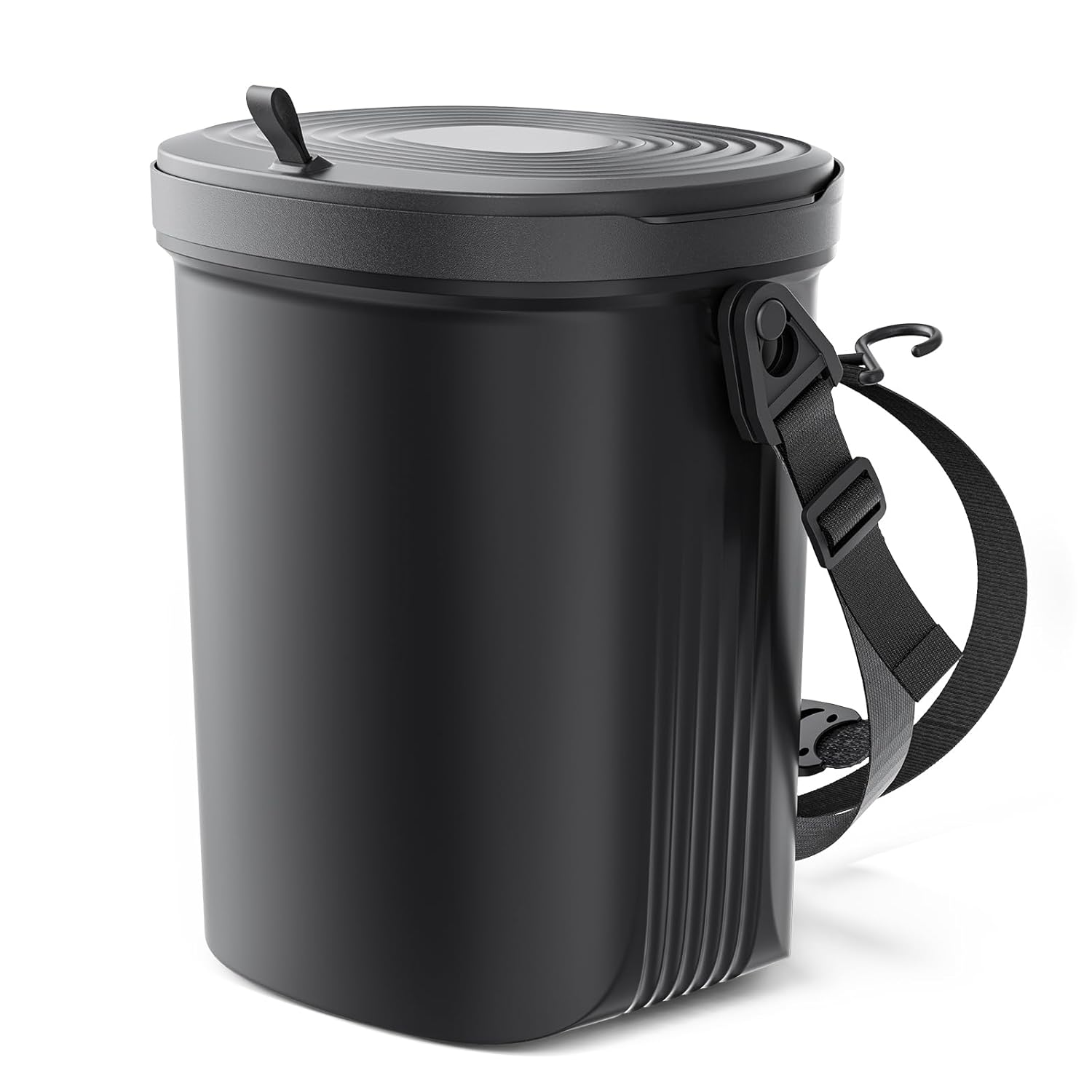 Waretary Car Trash Can 2 Gal, Leakproof Silicone Bin