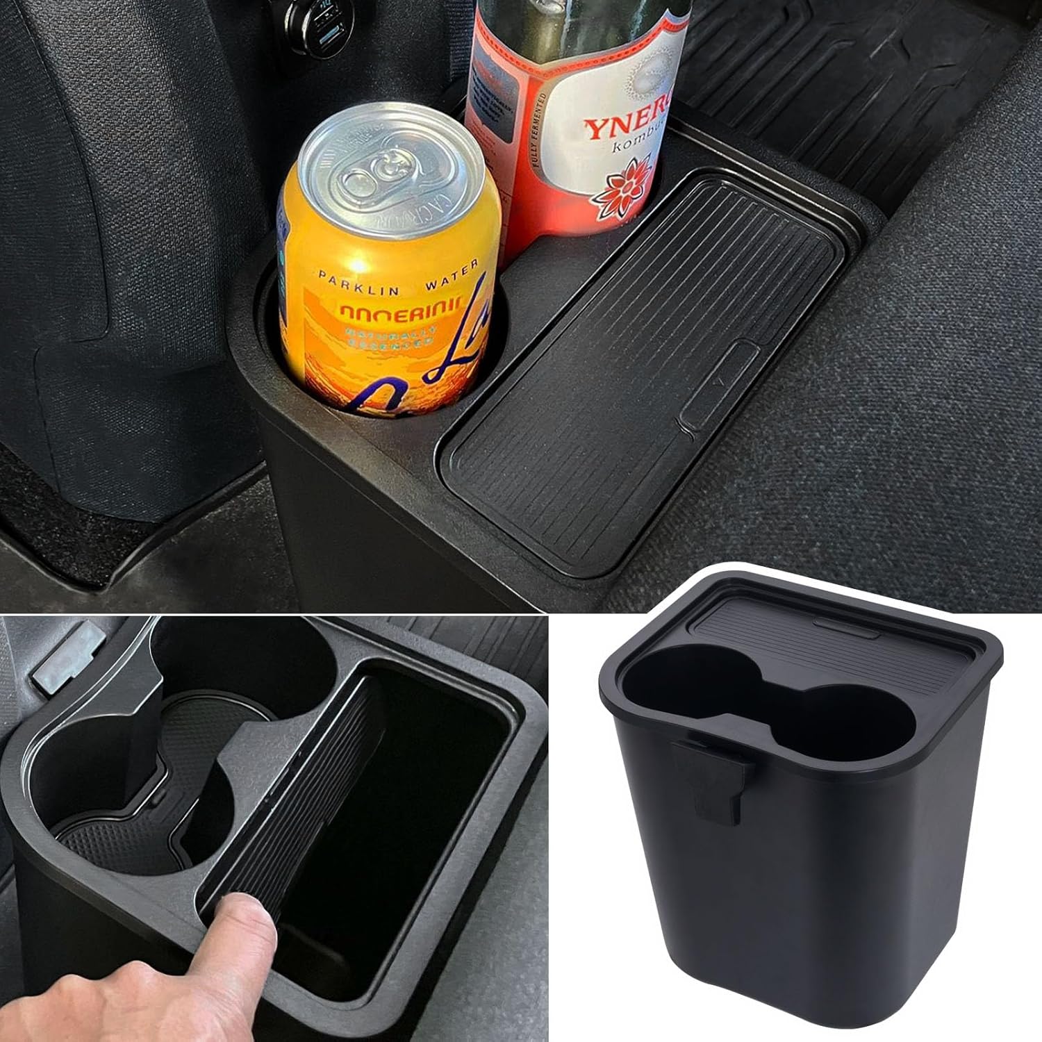 Ford Maverick Trash Can & Cup Holder Storage Box