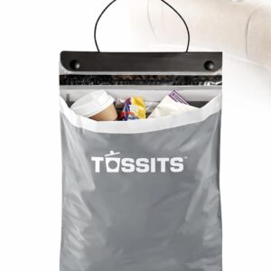 Tossits Pink Car Trash Bags (7-Pack) - Leak-Proof & Odor Control