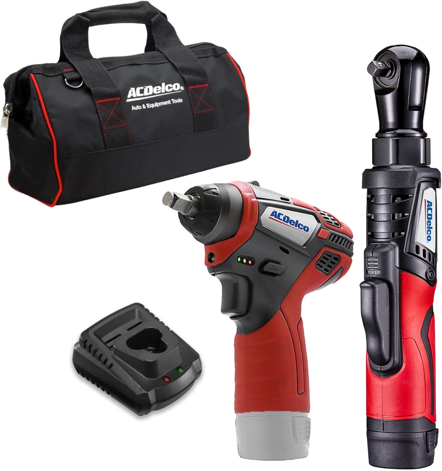 ACDelco G12 Series 12V Cordless Brushless Ratchet & Impact Combo