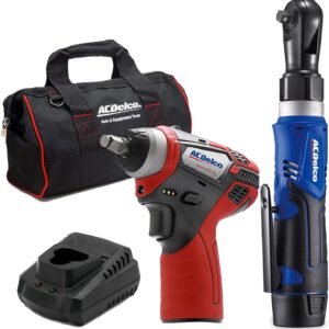 ACDelco G12 12V Cordless Ratchet & Impact Wrench Combo Kit