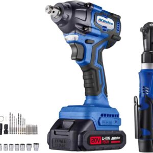 ACDelco 20V Impact Wrench & 12V Ratchet Kit