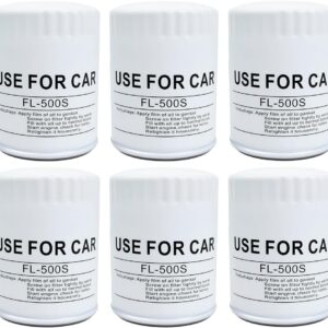 SEGULER 6PCS FL-500S Oil Filter Compatible with Ford, Chevy & More