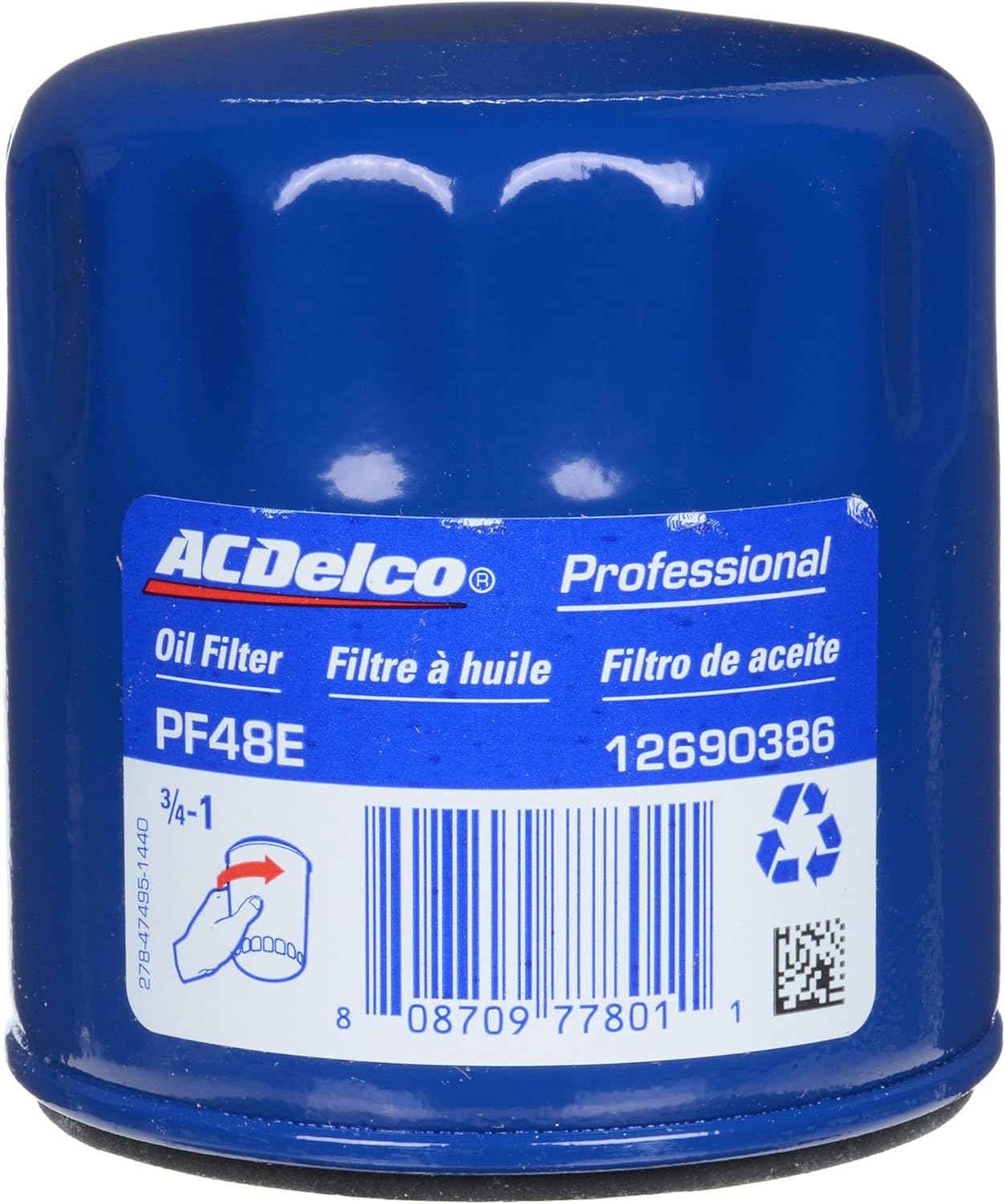 ACDelco GM PF48E Oil Filter - OE Quality