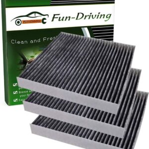 FUN-DRIVING Cabin Air Filter 3-Pack for Toyota & Lexus