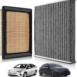 Engine & Cabin Air Filter Set for Toyota Corolla & Prius 2016-2025