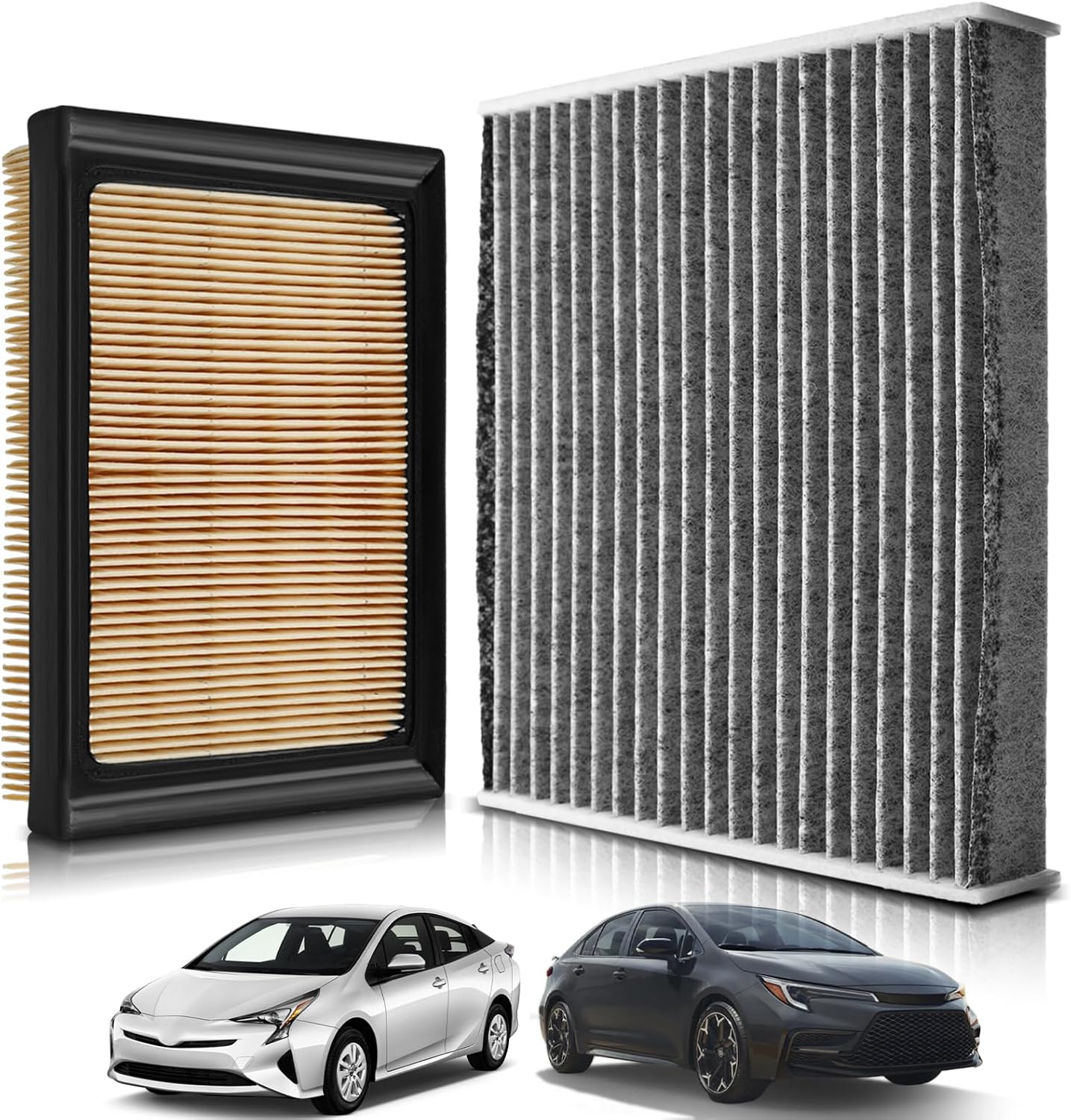 Engine & Cabin Air Filter Set for Toyota Corolla & Prius 2016-2025