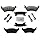 Motorcraft Ceramic Brake Pads - BRF1964