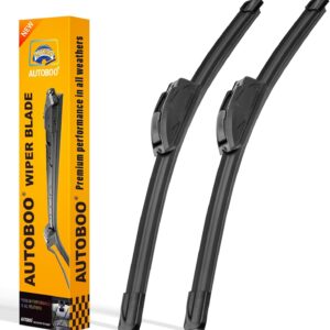 AUTOBOO Wiper Blades 2-Pack (16" & 26") OEM Quality