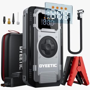 6000A Jump Starter w/ Air Compressor & Power Bank