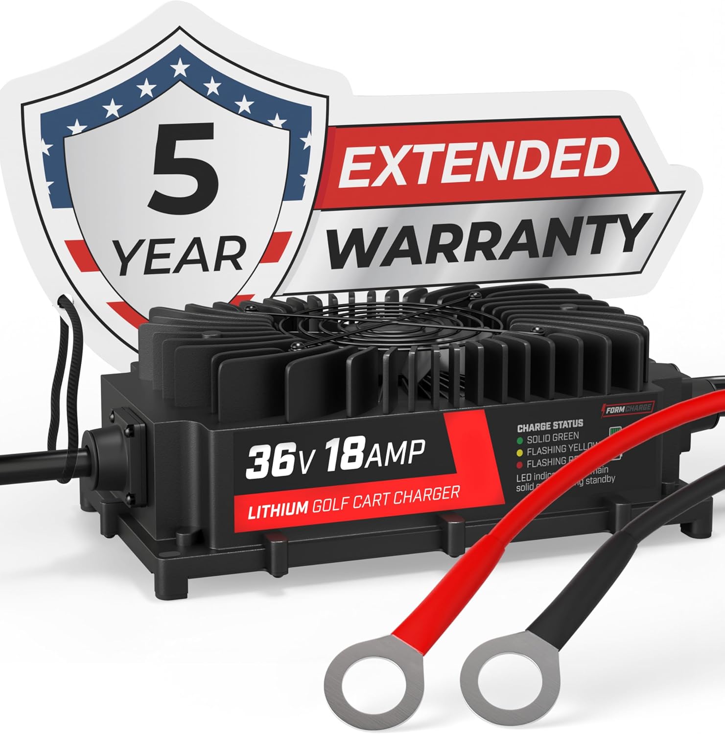FORM 36V LiFePO4 Golf Cart Charger 18A Onboard