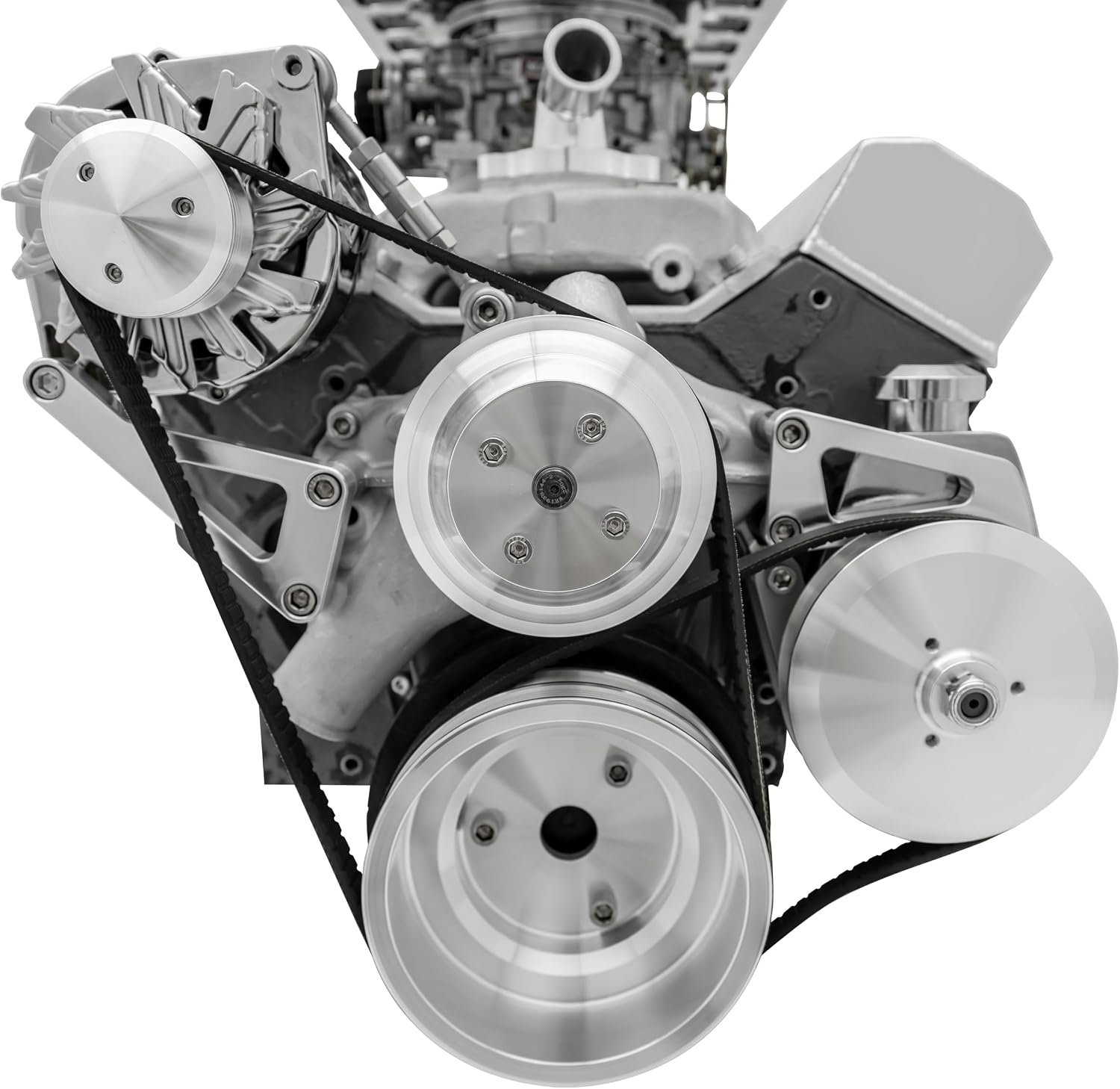 March Performance 22051 Serpentine Pulley Kit - Chevy SBC
