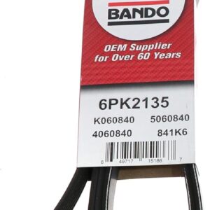 Bando USA Serpentine Belt - OEM Quality - 6PK2135