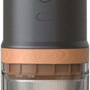 Portable Coffee Grinder, 24W USB Rechargeable Bean Grinder (Black)
