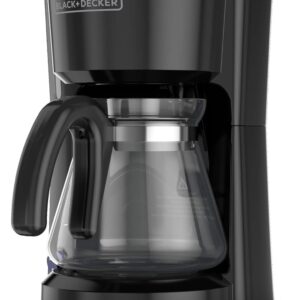 BLACK+DECKER 5-Cup Coffee Maker, Black
