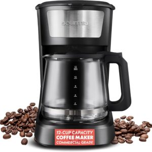 Gourmia 12-Cup Coffee Maker with Pause & Serve
