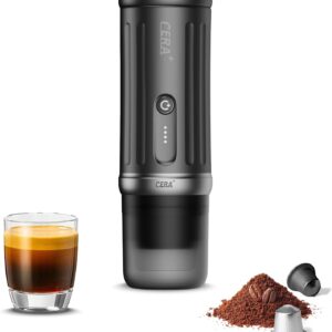 CERA+ PCM03S Portable Espresso Maker - 8 Cups per Charge